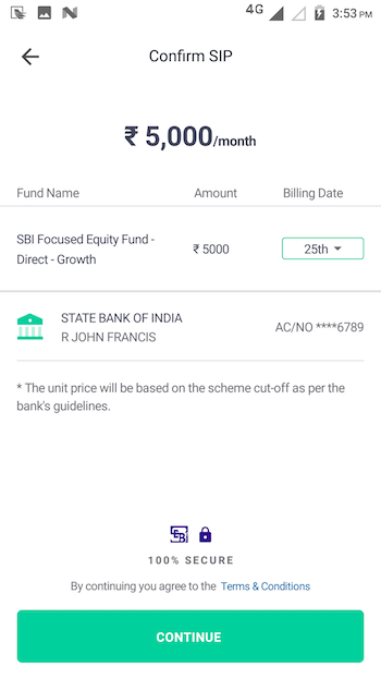 Sbi on sale sip calculator