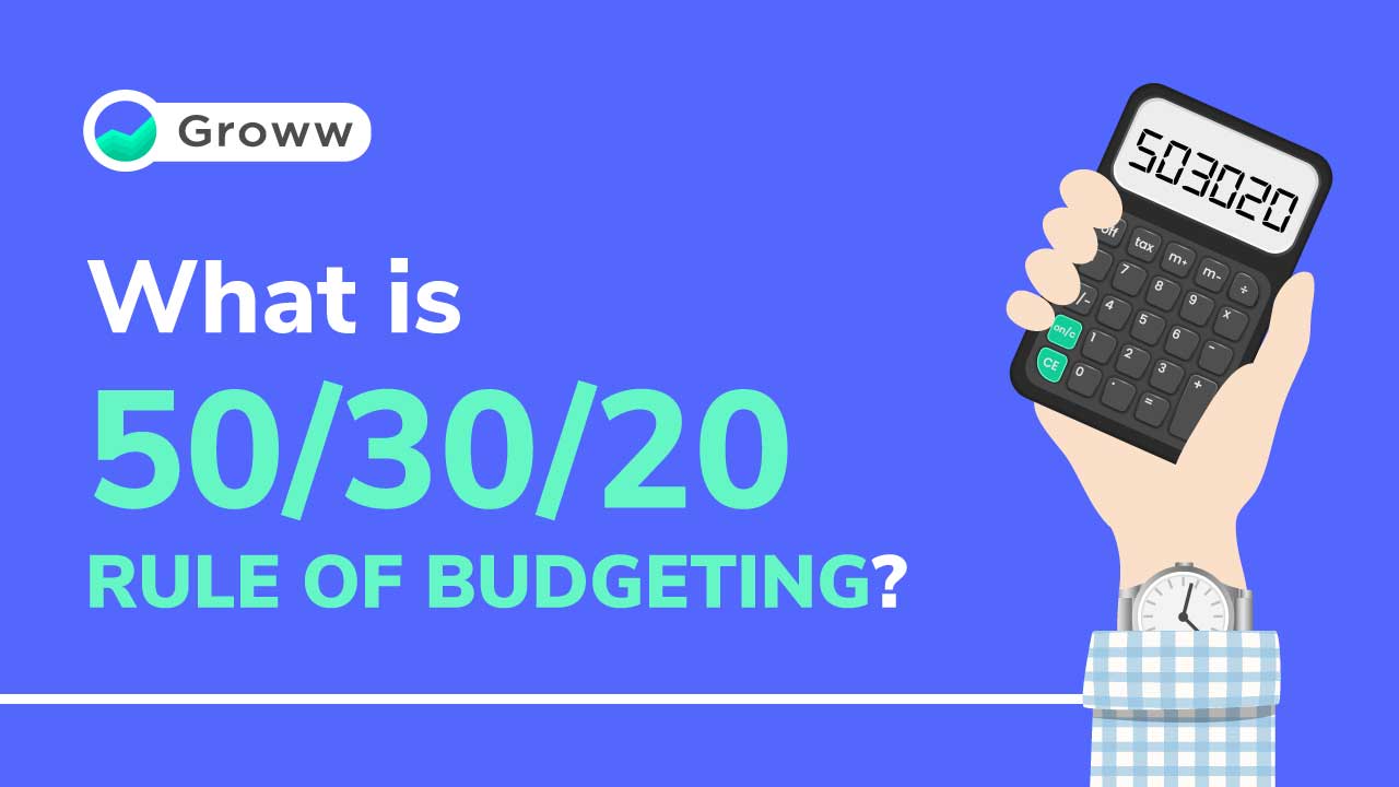 50-30-20 rule of budgeting
