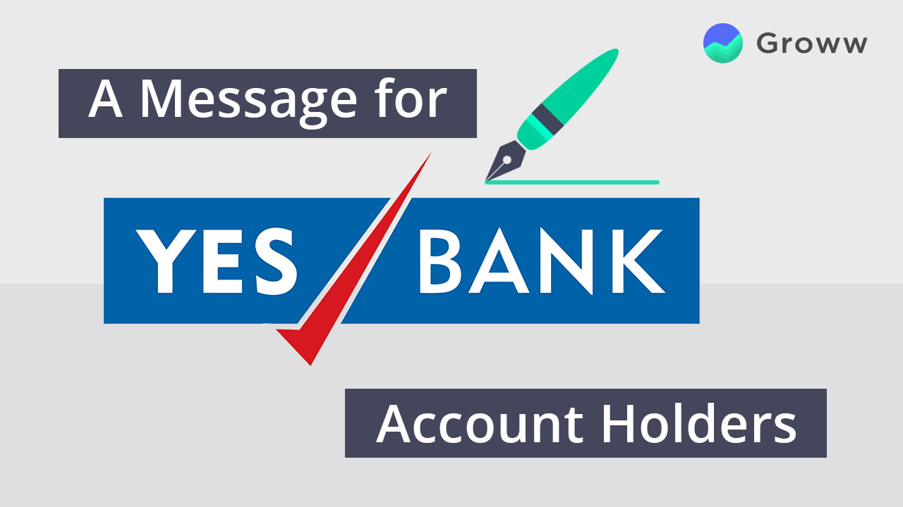 An Important Message For YES Bank Account Holder