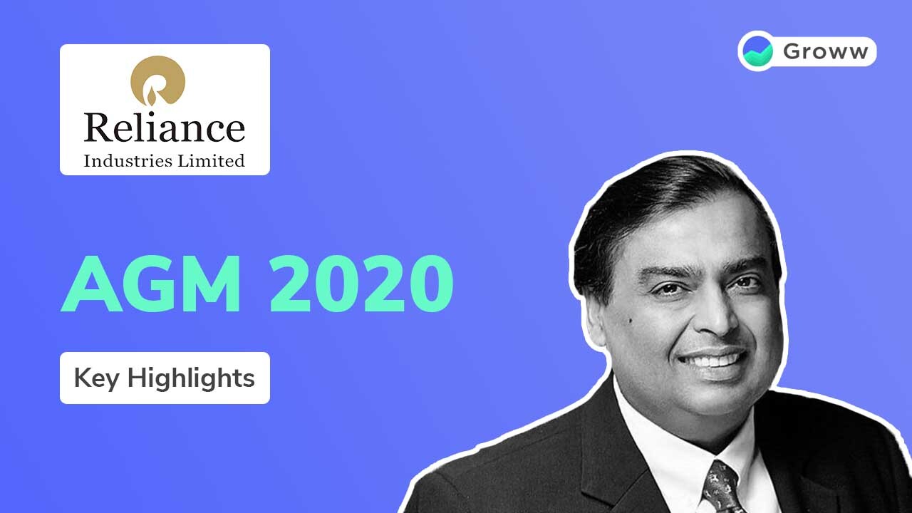 Reliance Industries Limited AGM 2020: Key Highlights ...